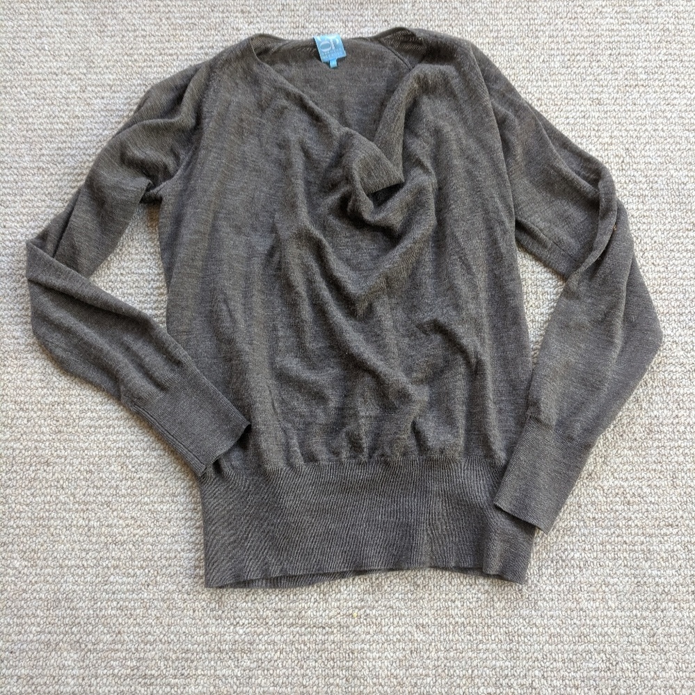 Barneys New York Cowl Neck Wool Sweater - S